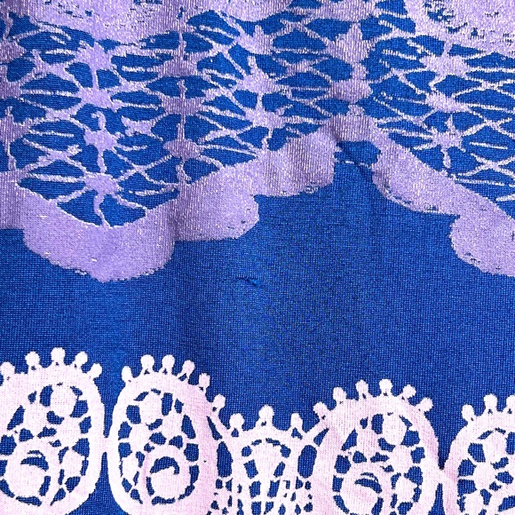 3.1 Phillip LIm Medallion Ombre Knit Tunic Top Small Silk Cotton - Picture 2 of 6